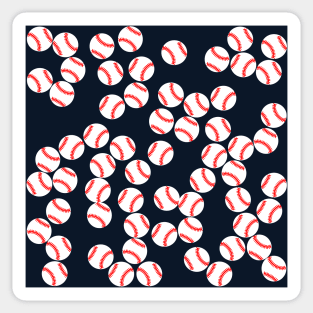 Cute Baseball Pattern Sticker